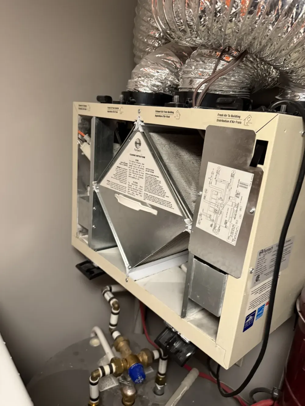 Échangeur d'air Fantech entretenu par AirNeuf